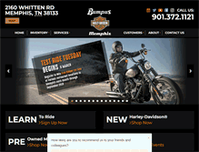 Tablet Screenshot of bumpushdmemphis.com